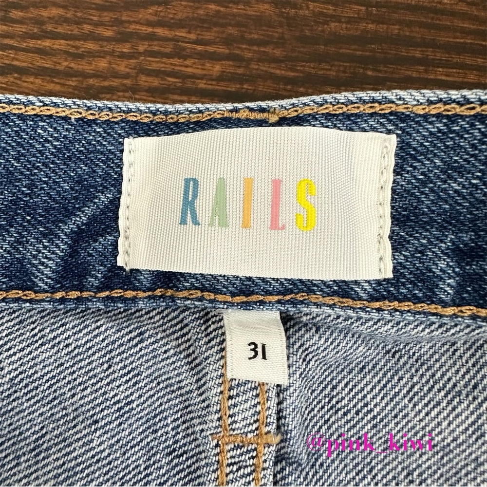 Rails The Fairfax High Rise Denim Shorts - Picture 12 of 14